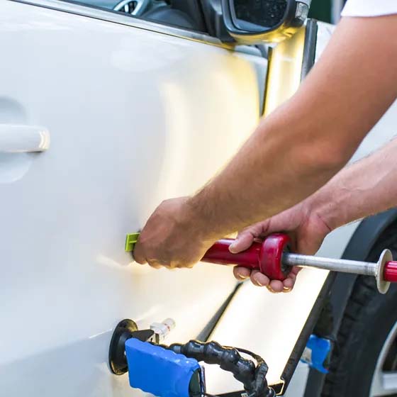 Paintless dent repair process