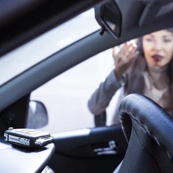 Car key locking inside car