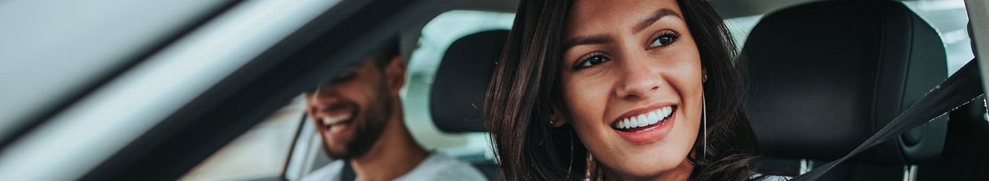 Woman and Man in Car