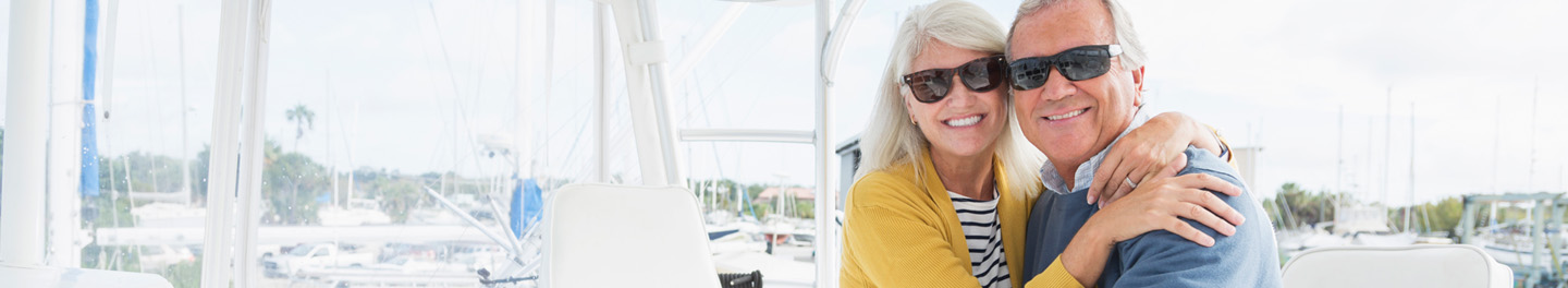 Man and woman on boat