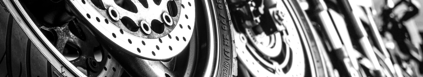 Motorcycle wheels and brake components