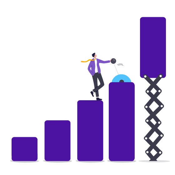 Increasing bar chart