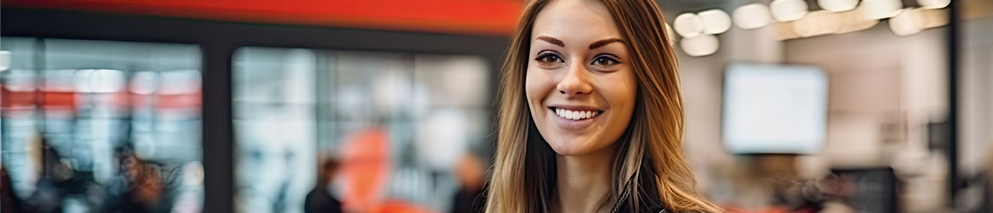 Powersports dealer in showroom